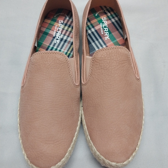 Authentic Sperry sailor S/O LTR/jute blush women's size 9.5 - Picture 3 of 16